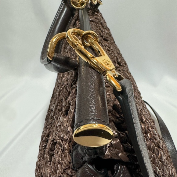 PRISTINE/Never Used-Dolce and Gabbana Rare Sicily Large Brown Raffia Handbag - Picture 5 of 13